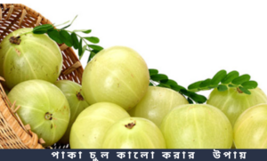 পাকা চুল কালো করার উপায়