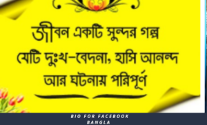 Bio for Facebook Bangla