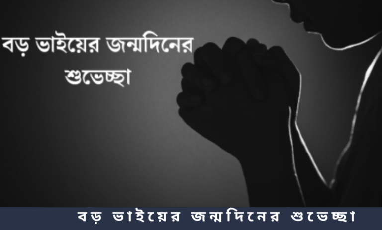 বড় ভাইয়ের জন্মদিনের শুভেচ্ছা