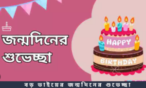 বড় ভাইয়ের জন্মদিনের শুভেচ্ছা
