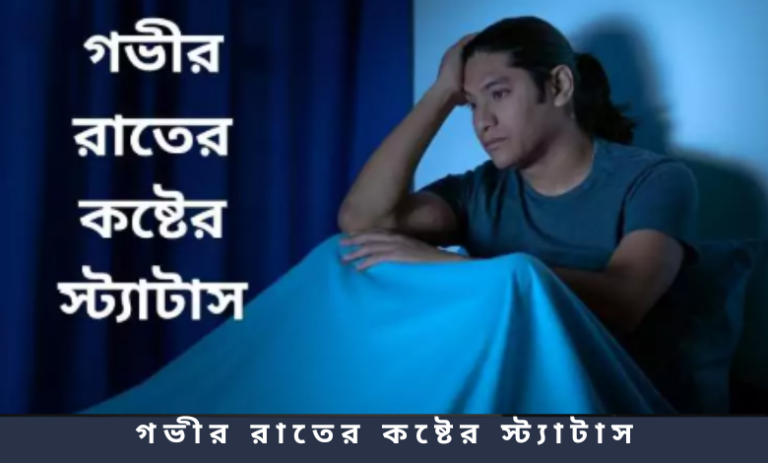 গভীর রাতের কষ্টের স্ট্যাটাস